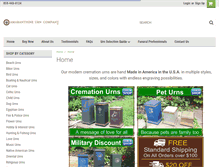 Tablet Screenshot of amaranthineurns.com